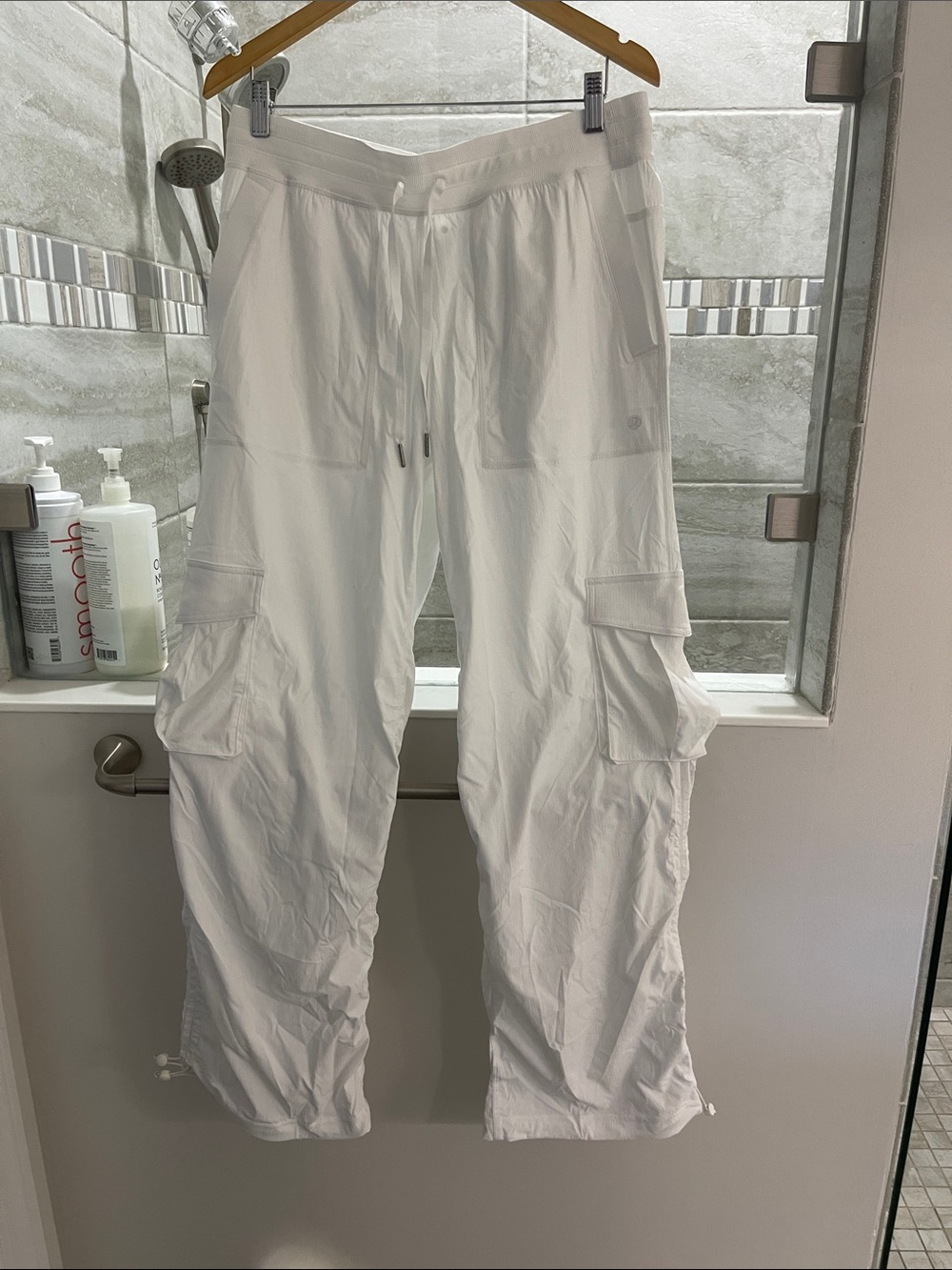 lululemon athletica White Cargo Jogger Pants